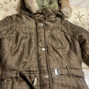 Christian Dior Diorissimo Logo coat